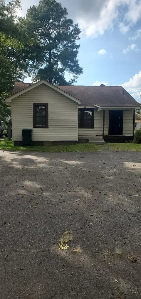 The house seen from the driveway