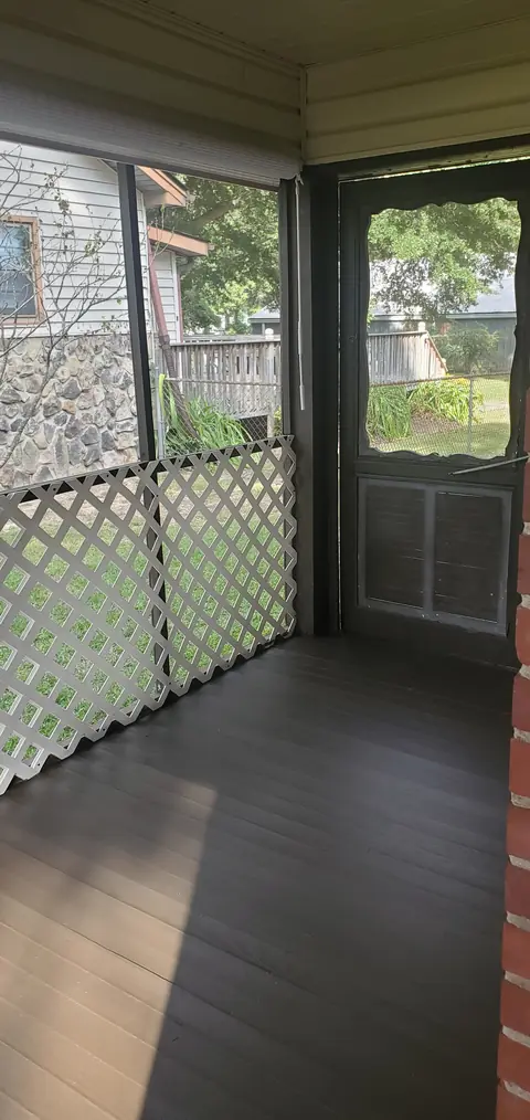 Screened porch